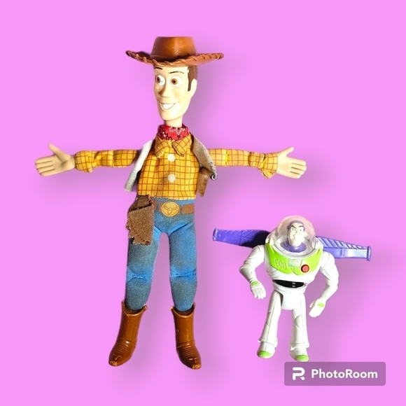 Toy Story Woody & Buzz Figures - Picture 1 of 6